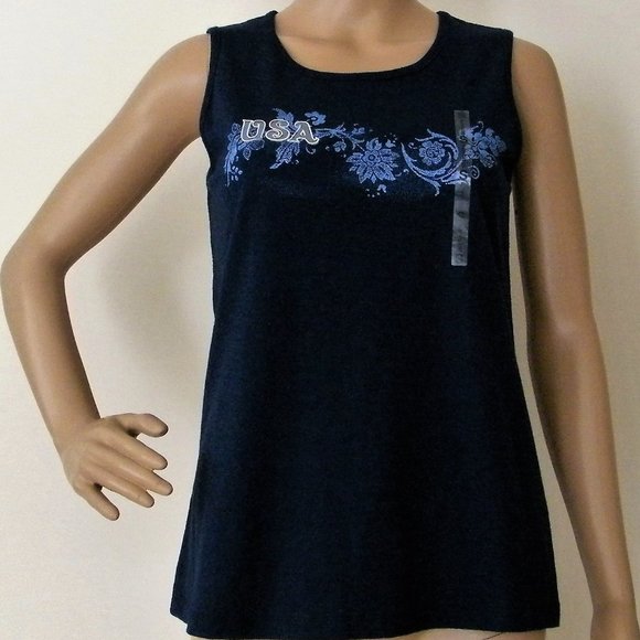 Patriotic Tank Top Misses Fourth of July Sparkle - Picture 1 of 7